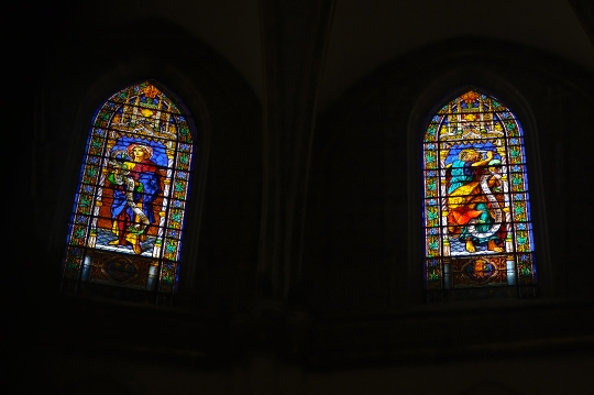 Stained Glass Windows in Cathedral of Murcia