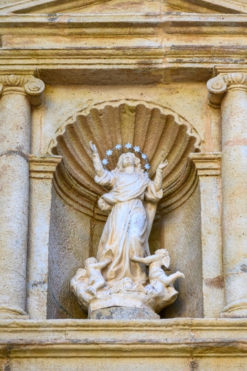 Statue of Religious Saint in Villajoyosa Church