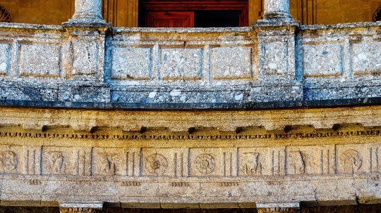 Stone Carving in Medieval Walls