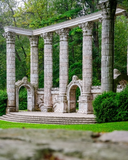 Stone Colonnade and Arches