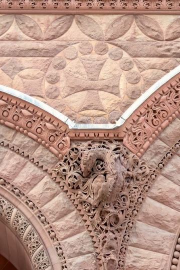 Stone Gargoyle Old City Hall Building