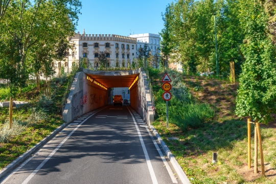 Street Underpass or Tunnel