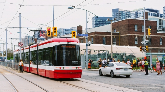 Streetcar or tram 