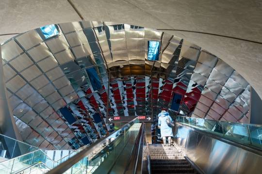 Subway Station Escalator