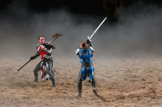 Sword and Axe Fight Medieval Times