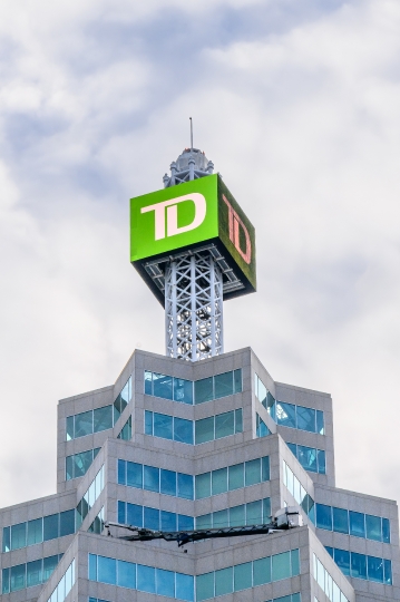 TD Bank Sign