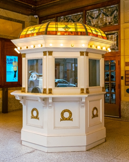 Ticket Booth at Elgin and Winter Theaters