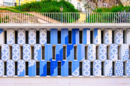 Tile Ornaments in Urban Road