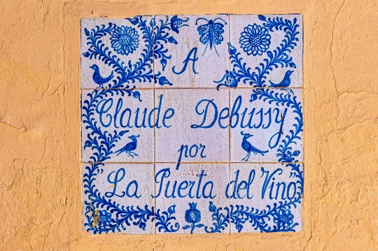 Tile Sign With Text