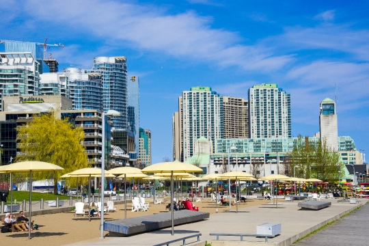 Toronto, Canada, Urban skyline from the waterfront