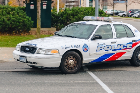 Toronto Police Vehicle Patrol