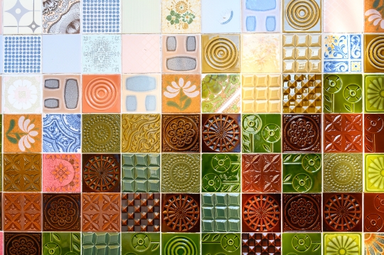 Variety of Tiles in Portugal