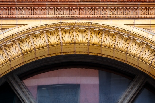 Window Decoration in Hudson Bay Building