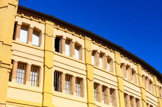 Windows In Bullring Wall