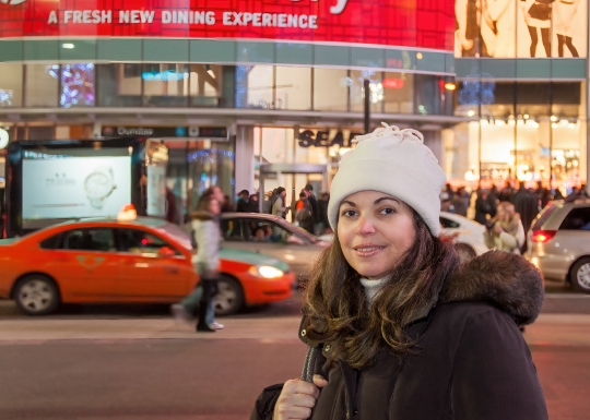 Woman Portrait in Downtown Toronto