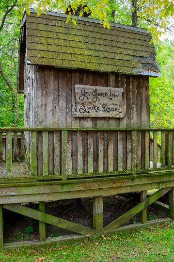 Wood Shed in Park