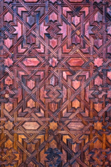 Wooden Decorative Medieval Pattern