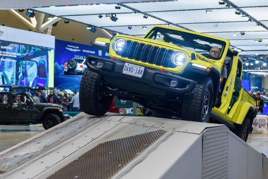 Yellow Jeep Wrangler