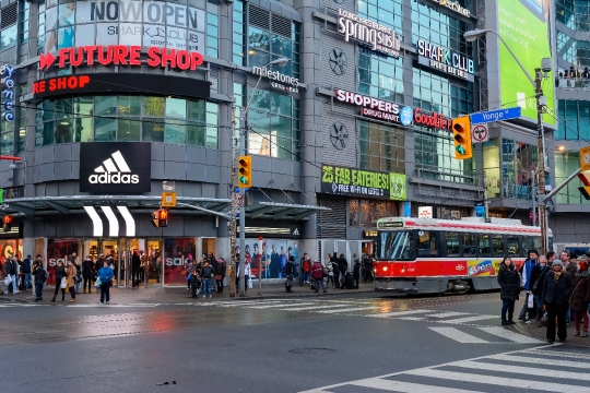 Yonge-Dundas Square in 2013